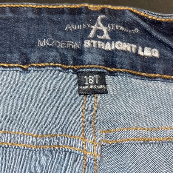 Ashley Stewart Brand Womens plus denim Sz 18T - Picture 5 of 5